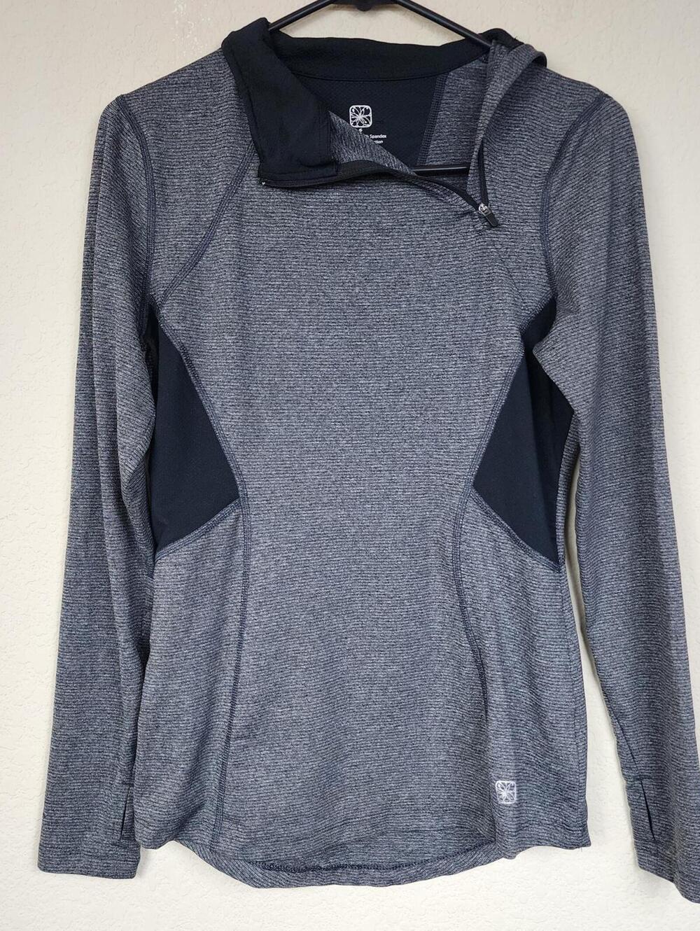 Terramar Long Sleeve Athletic Hoodie Pullover Small